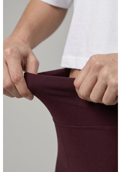 Woneagle Kadın Bordo Yüksek Bel Toparlayıcı Push Up Spor Tayt Bordo Bordo