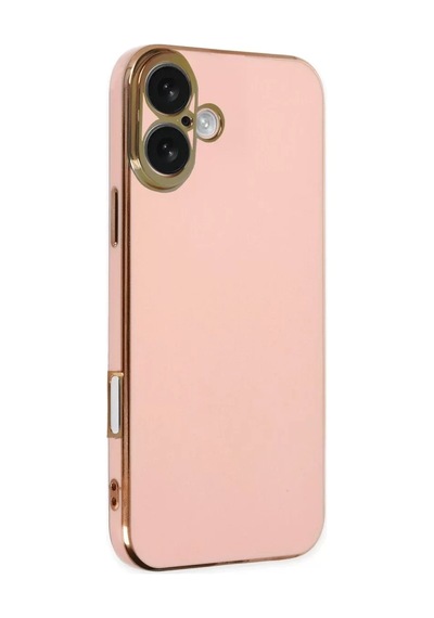 Newface Apple İphone 16 Kılıf Volet Silikon - Pembe