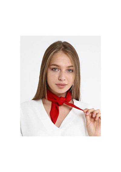 Herşeynota Kırmızı Düz Fular - Bandana - 23 Nisan, 29 Ekim, 30 Ağustos, 19 Mayıs Tören %100cotton Çok Renkli