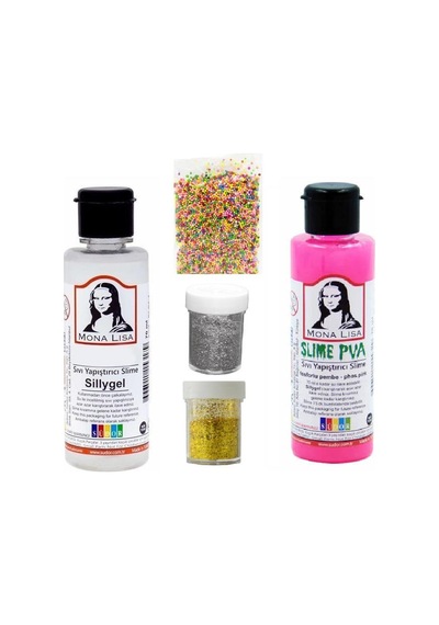 Slime Seti Fosforlu Pembe Renk 70 ML Renkli Slaym Südor Sılaym Se