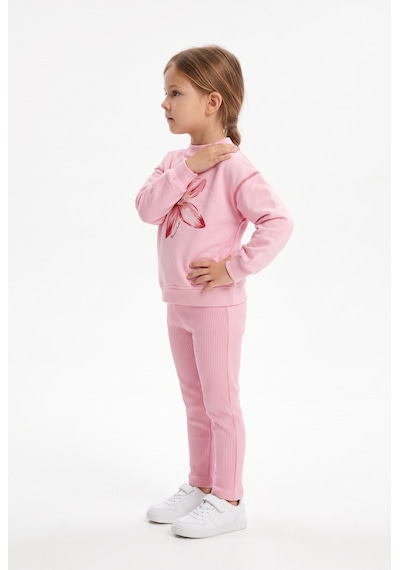 Toontoy Kids Toontoy Kız Çocuk Baskılı Karyoka Dikişli Sweatshirt Pembe Toontoy Kids Toontoy Kız Çocuk Baskılı Karyoka Dikişli Sweatshirt Pembe