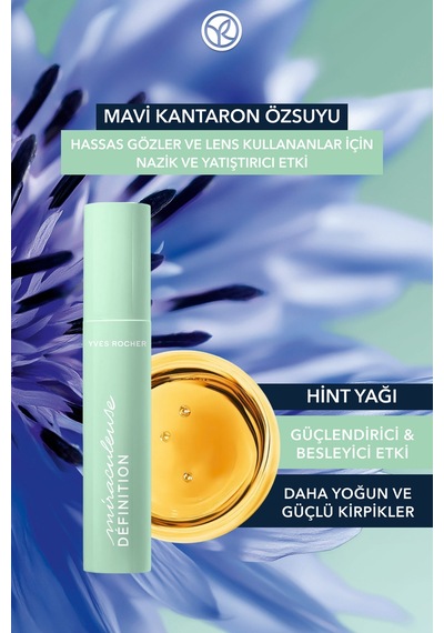 Yves Rocher Miraculous Definition Panoramik Etkili Ayırıcı Hacim Maskara - Siyah-3011