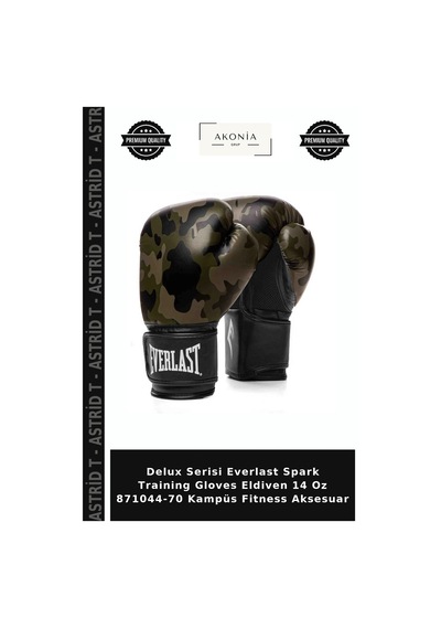 Delux Serisi Everlast Spark Training Gloves Eldiven 14 Oz 871044-70 Kampüs Fitness Aksesuar Çok Renkli