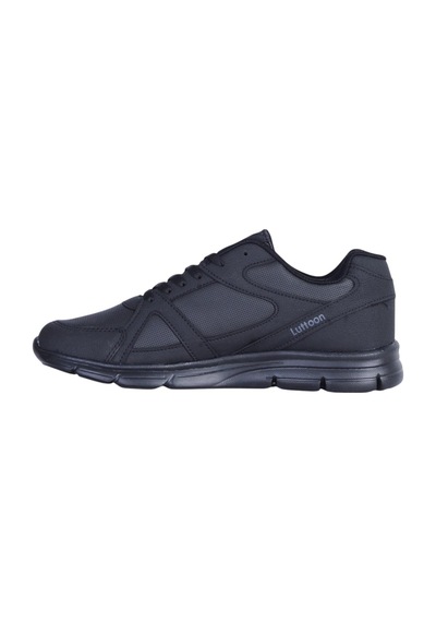 Luttoon Prt-251 Syh-füme Cilt Erkek Sneaker Ayakkabı Siyah