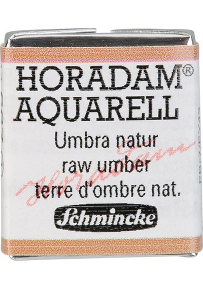 Schmincke Horadam Aquarell Artist Sulu Boya Raw Umber Yarım Tablet