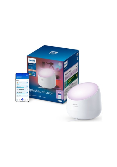 Philips Smart Lighting Squire Lite Akıllı Masa Lambası - Beyaz - Google Home, Alexa, Homekit Ve Matter Uyumlu Çok Renkli