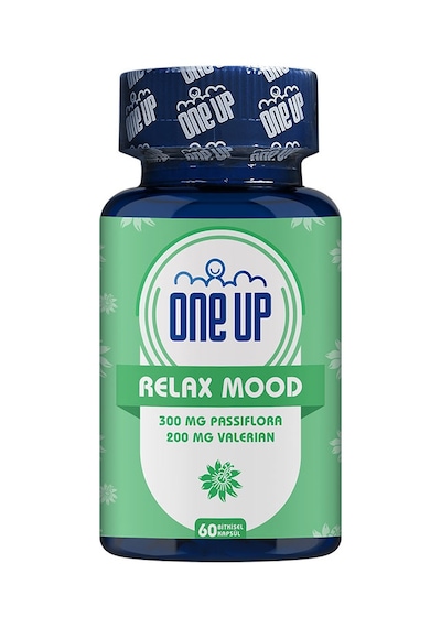 One Up Relax Mood Passiflora & Valerian 60 Kapsül
