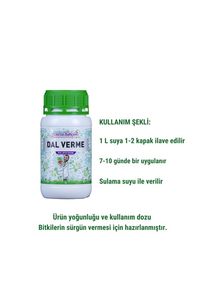 Doctor Bahçem Dal Verme Destekleyici Bitki Besini Güçlü Sürgün Ve Sağlıklı Gelişim İçin 1000 Ml
