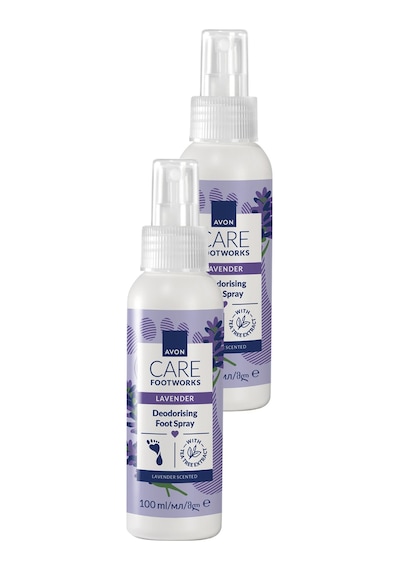 Footworks Lavanta Özlu Koku Önleyici Ayak Spreyi 100ml İkili Paket
