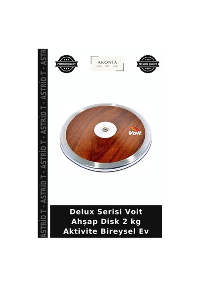 Delux Serisi Voit Ahşap Disk 2 Kg Aktivite Bireysel Ev
