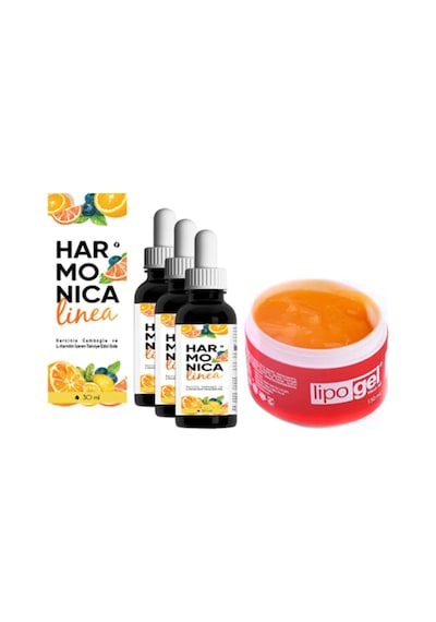 Harmonica Linea 30ml Damla 3 Adet + Lipo Gel 150ml Jel 1 Ad