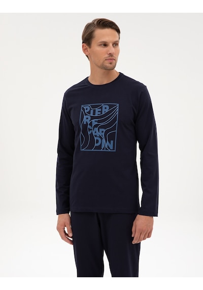 Pierre Cardin Erkek Lacivert Pijama Takım 50322653-200 Lacivert