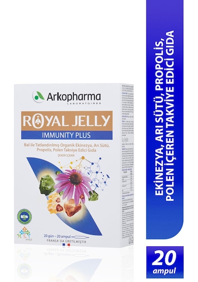 Arkopharma Royal Jelly Immunity Plus 20 Ampül
