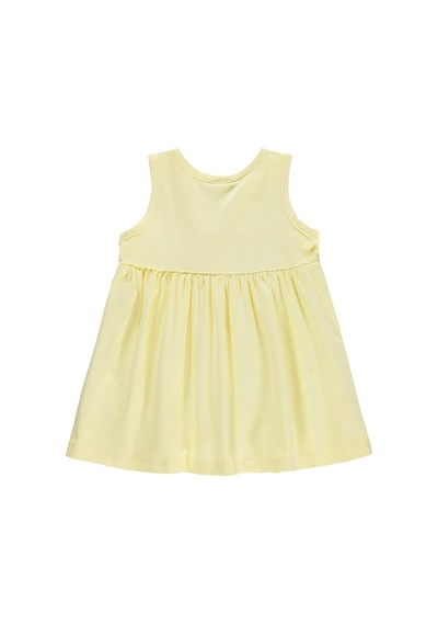 Civil Baby Gipe - Kurdelalı 6-18 Ay Elbise - Sarı Soft Sarı