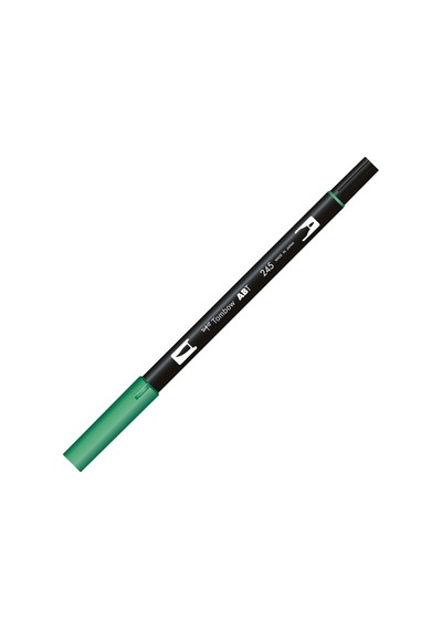 Tombow Dual Brush Pen Fırça Uçlu Keçeli Kalem Sap Green  T-245
