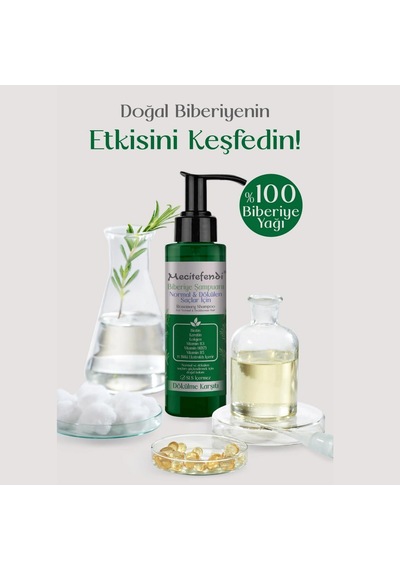 Mecitefendi Biberiye Şampuanı 150 Ml Biotin, Keratin Ve Kolajen İçerikli