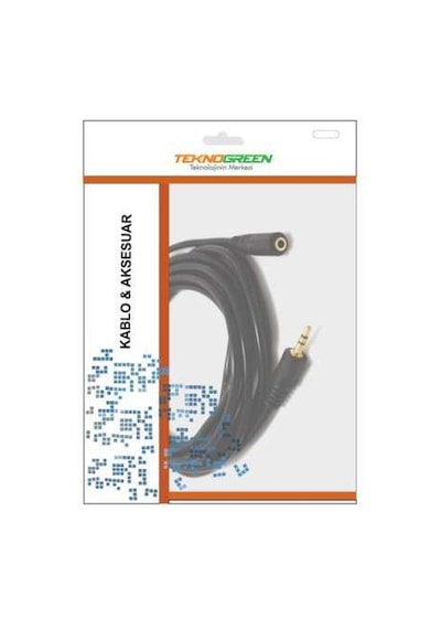 Teknogreen Tks-005G 5M. 3.5Mm Stereo Uzatma Kablo