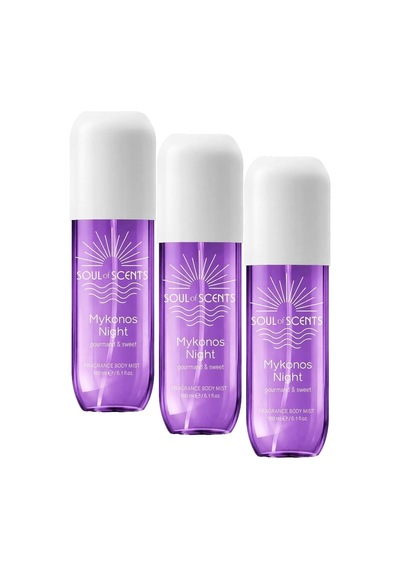 Mykonos Night Gourmand & Body Mist 180 Ml 3 Paketi