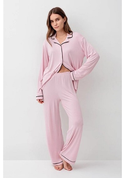 Artış Collection Artış 18207 Bayan Pijama Takımı Pudra