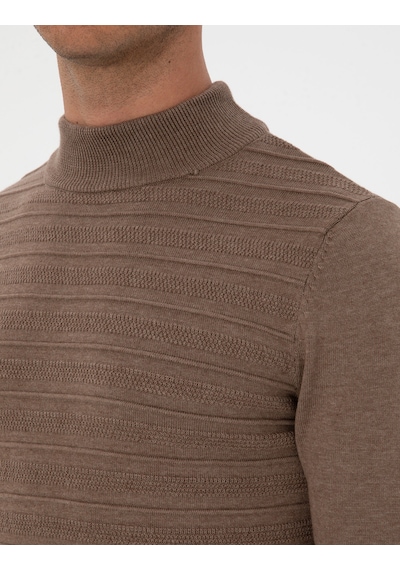 Pierre Cardin Erkek Vizon Kazak /triko 50315751-vr174 Vizon