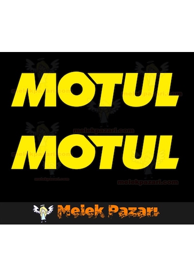 2 Adet - Motul Yağ Oto Ve Bisiklet Sticker V2