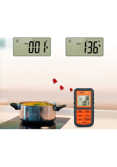 ThermoPro TP-08C Kablosuz Alarmlı Saplamalı Gıda Termometresi