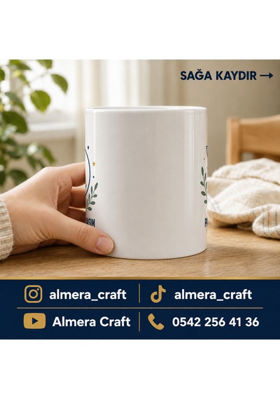Kişiye Özel Kedi Kupası Patili Ev Arkadaşım Porselen Bardak