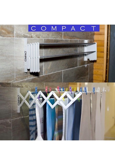Compact Çamaşır Kurutma Askısı 100 Cm 9 Askılı Diğer