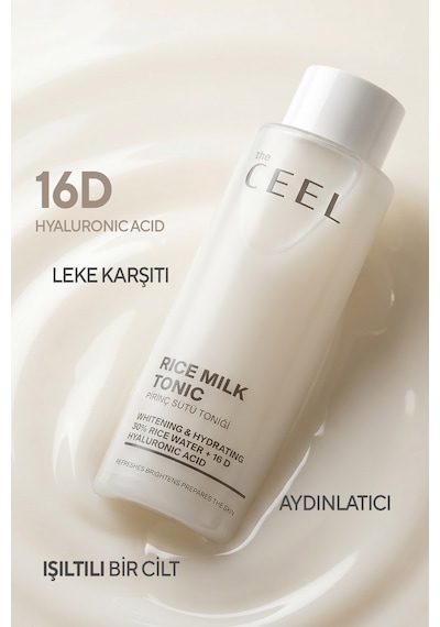 Pirinç Sütü Toniği Nemlendirici & Aydınlatıcı 30% Pirinç Suyu, 16d Hyaluronik Asit 200 Ml