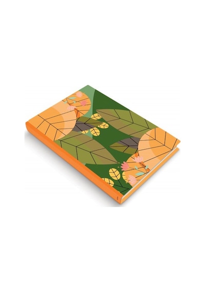 Deffter Pastel Sert Kapak Çizgili Defter Kahverengi 64523-7