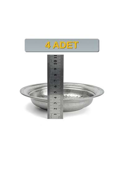 Binbir Trend 17 Cm Yanaklı Krom Çelik Yemek Ve Beyran Kasesi 420 Ml Lokanta Tipi Sulu Yemek Kasesi -kase1714 4 Adet