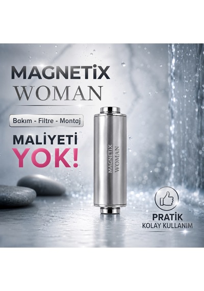 Magnetix Banyo Kireç Kırıcı 1/2 Duş Bataryası Modeli - Kireç Önleyici