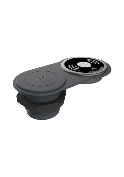 Circular-line Modüler Hızlı Şarj Kutusu Wireless Type-C Antrasit