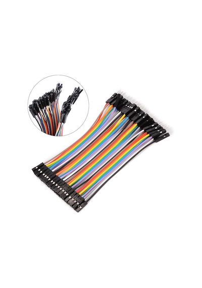 Robizstore-10Cm 40 Pin Dişi Erkek Dupont Kablo Breadboard Jumper Ayrılabilir