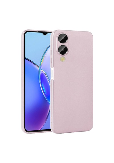 Zore Vivo Y17s Kılıf Ogaa Premier Silikon Kapak - Rose Gold