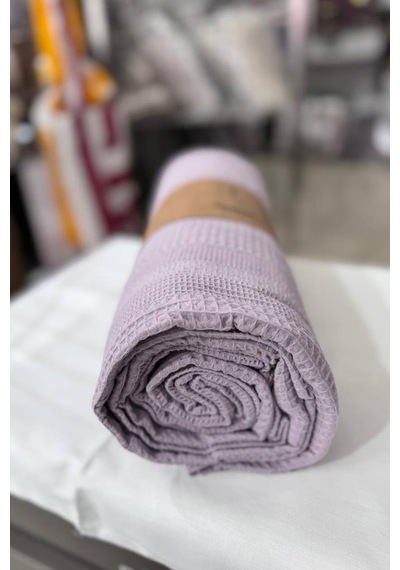 Çeyiz Diyarı Çift Kişilik Yazlık Pamuklu Tek Pike 230x210 Cm Lila Lila