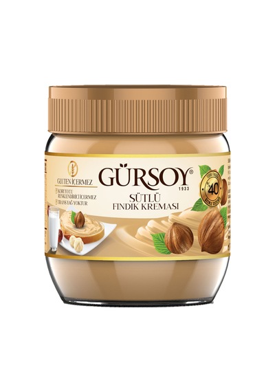 Gürsoy Sütlü Fındık Kreması 400 Gr