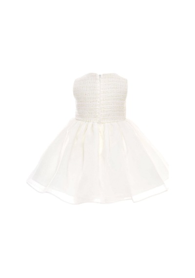 Pamina Kids Pamina Kız Bebek Bolerolu Tül Elbise Ekru 36326