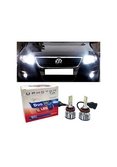 Vw Passat B6 Led Xenon Kısa Far Ampulü H7 Duo Yeni Seri Beyaz