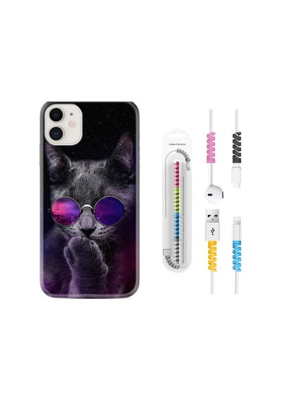 Apple Uyumlu iPhone 12 Mini Kılıf Kablo Koruyuculu Carisma Cat 1607