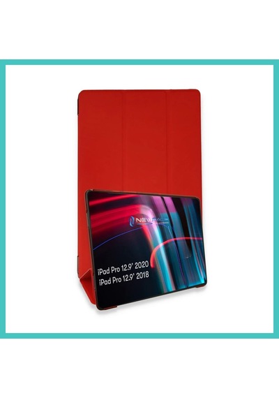 Ny Joy İpad Pro 12.9 2021 Kılıf Tablet Smart Kılıf - Kırmızı Nyjoybz