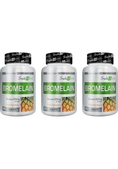 Bromelain 500 Mg 60 Tablet 3 Adet