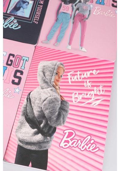 Dekomus İle Lisanslı Barbıe Tekli A4 60 Yaprak Kareli Defter
