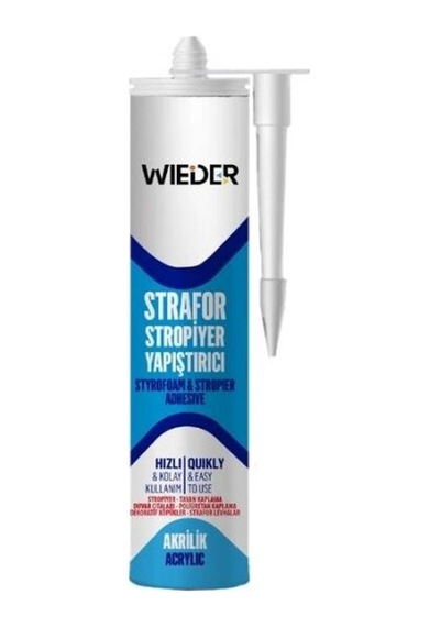 Wieder Stafor Stropiyer Yapıştırıcı, Hızlı Ve Kolay Yapıştırıcı, Akrilik, 450g Çok Renkli
