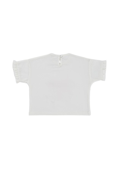 Civil Baby Summer Vibes Çiçek Baskılı 6-18 Ay Tişört - Ekru