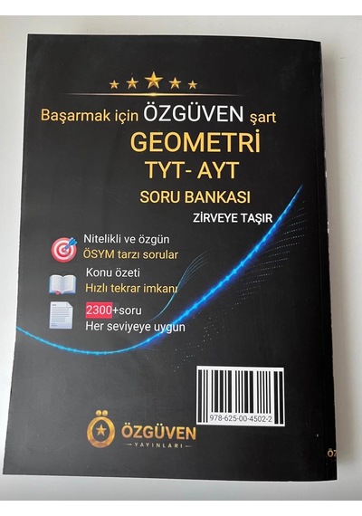 Özgüven Geometri Tyt-ayt Soru Bankası