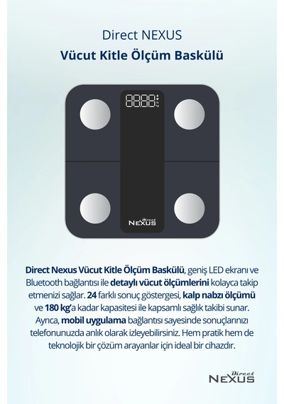 Nexus Direct Vücut Kitle Ölçüm Baskülü