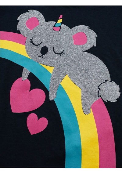 Denokids Simli Koala Kız Eşofman Takım Lacivert