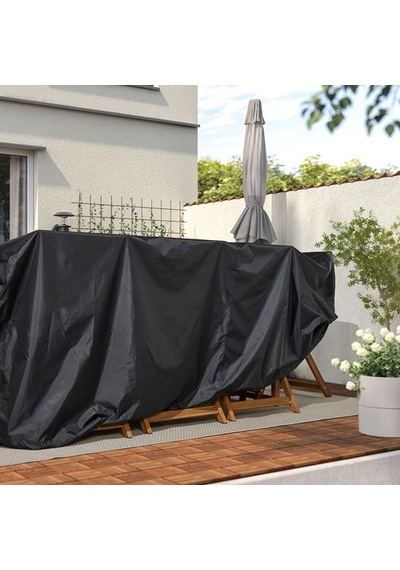 Ikea Tosterö Dış Mekan Mobilya Kılıfı, Siyah, 260x148 Cm