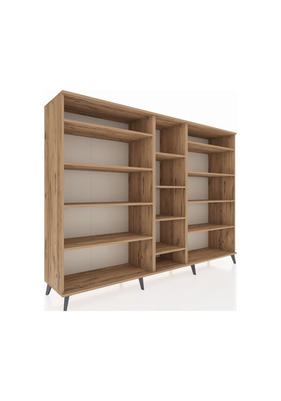 Hyperion Dolap 11 Raflı 220x44x163 Çam-çam Çam-çam